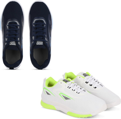 AYANSH MANUFACTURING Walking Shoes For Men(Navy, White , 9)