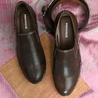PROVOGUE Casuals For Men(Brown , 8)