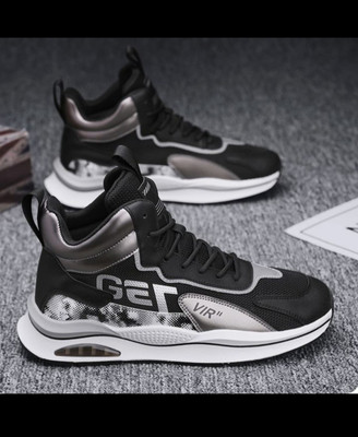 KLASSEN MEN PREMIUM QUALITY CASUAL BOOTS/RUNNING BOOTS SHOES FOR MEN(BLACK) High Tops For Men(Black , 9)