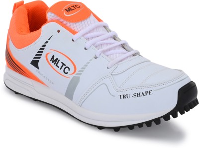 MLTC Rich Quality of Sports|Running|Gym|Cricket|Walking|All Rounder Shoe Running Shoes For Men(Orange, White , 8)