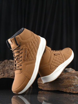 OFF LIMITS HANGMAN Big Tall High Tops For Men(Tan , 14)