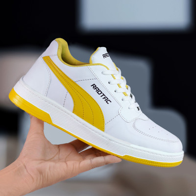 radtac Versatile Casual Shoes for Men – Smart, Sleek & Comfortable Casuals For Men(Yellow , 10)