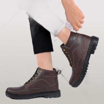 DARTKICK Versatile Casual Shoes for Men – Smart, Sleek & Comfortable Casuals For Men(Brown , 10)