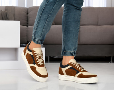 KILLER Trendy shoes Sneakers For Women(Tan , 7)