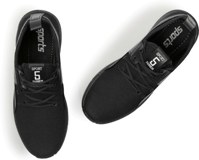 Elevarse Running Shoes For Men(Black , 9)