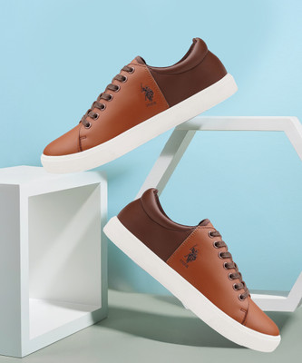 U.S. POLO ASSN. PANAL 2.0 Sneakers For Men(Tan , 8)