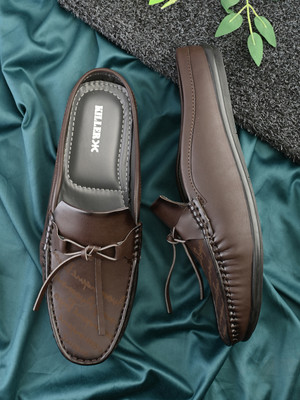 KILLER Men's SS24 3067 Casual Loafers Loafers For Men(Brown , 13)