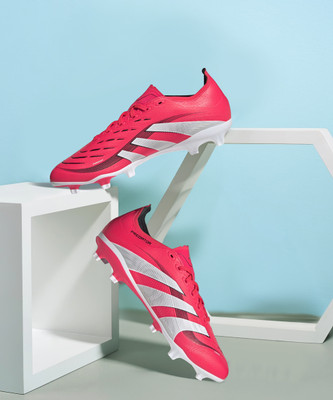 ADIDAS PREDATOR LEAGUE FG/MG Football Shoes For Men(Red , 12)