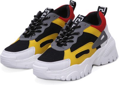 SHOE BLATE Women's Casual Walking Running Shoe Walking Shoes For Men(Black , 4)