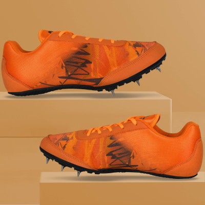 NIVIA Zion-1 Spikes Cricket Shoes For Men(Orange)