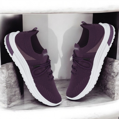 house of common HOC M7-3012 Stylish Sneakers For Women(Purple , 7)