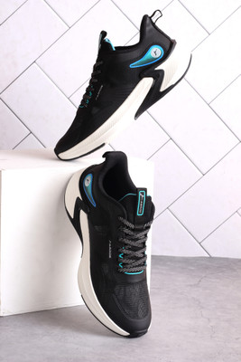 Abros LOMIS Athleisure Cultured Round-Toe Shape & Cushioning Technology Walking Shoes For Men(Black , 9)