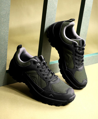 ADVENTRA SPORTS Men Lace-Up Sports Shoes for Running, Walking, Gym, Hiking & Trekking Outdoors For Men(Green , 8)