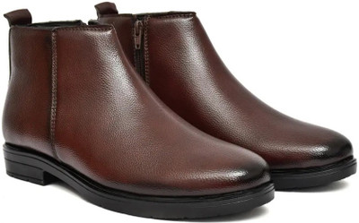 ROCLEX Boots For Men(Brown , 9)