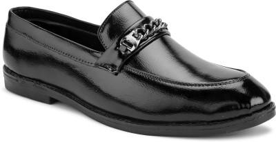 Bootco Formal Shoes for men Party Wear or Office Use Gents Loafers Branded Loafers For Men(Black)