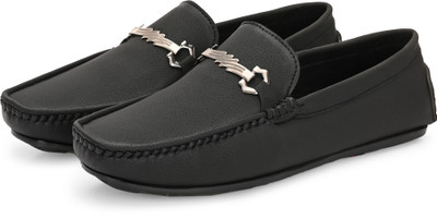 BOLTAGO Loafers For Men(Black , 6)