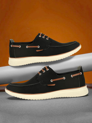 KILLER Low Top Laceup Sneakers For Men(Black , 6)