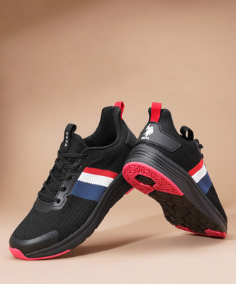 U.S. POLO ASSN. MULLEN 2.0 Running Shoes For Men(Black , 7)