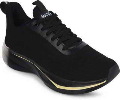 LIBERTY Leap7x ROASTER-1E Lacing Sports Shoes | Suitable For Walking, Gym, Jogging & Running Shoes For Men(Black , 7)