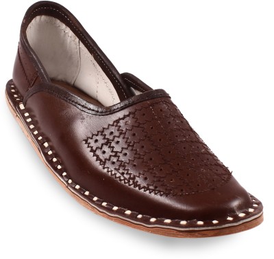 Anjaneya Creations Mojaris For Men(Brown , 11)