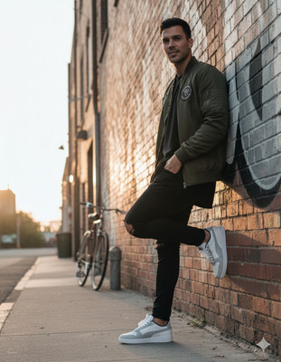 Fashion foot wears Men's White Stylish Sneakers | Trendy Sports & Casual Shoes for Men Casuals For Men(White , 8)