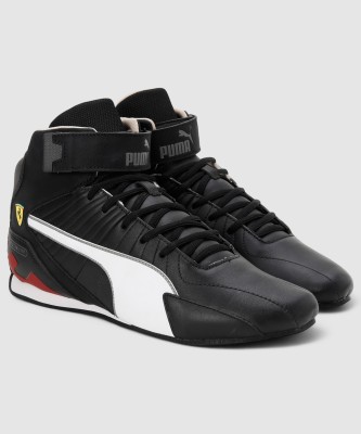 PUMA Ferrari Kart Cat RL Mid Motorsport Shoes For Men(Black , 9)