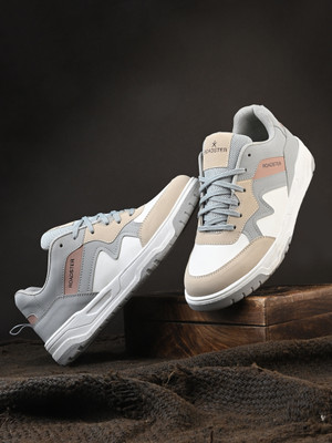 Roadster Men's Cool Beige Casual Sneakers | Everyday Fashion | Athletic & Comfortable Sneakers For Men(Beige , 7)