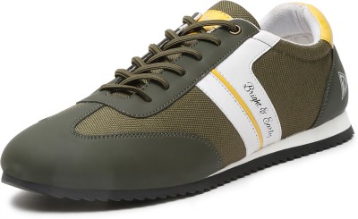 LOUIS STITCH Play Green Color block Casual All day Wear Sneakers for Men (SNK-MPGR) UK 7 Sneakers For Men(Green)