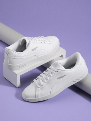 PUMA Smash V2 L Sneakers For Men(White , 7)
