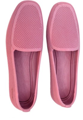 SIMATA Water Friendly Loafers For Women(Pink , 5)