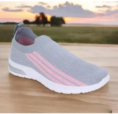 FASH N FOOT Casuals For Women(Pink, Grey , 7)