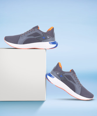 Sparx SM 697 Running Shoes For Men(Grey, Orange , 10)