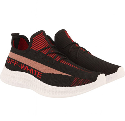 COLUMBUS Light Weight Sports Shoe for Men Running All Day Walking Footwear Slip On Sneakers For Men(Black , 6)