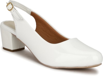 Rimezs Women White Heels