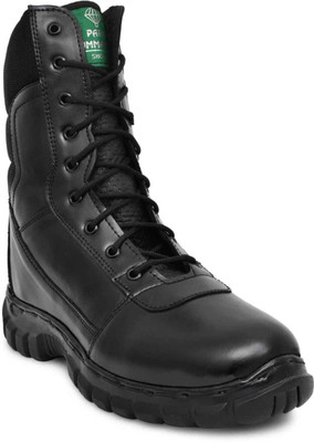 Fonicy Fonicy Leather Combat Army Boot Shoes/Army Shoes/DMS Shoes for Men Casuals For Men(Black , 9)