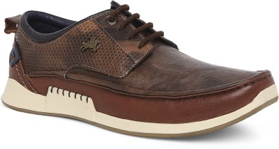 BUCKAROO : PERRI Genuine Crumbald Leather Tan Casual Shoes For Mens Casuals For Men(Brown)