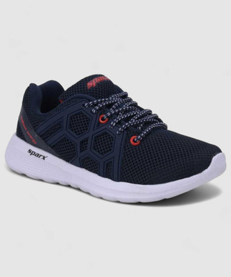 Sparx SM 421 Running Shoes For Men(Navy, Red , 10)