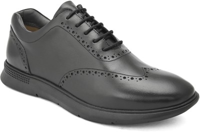 House of Pataudi Brogues Brogues For Men(Black , 6)