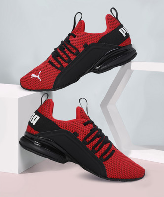 PUMA Axelion Two-tone Wide Running Shoes For Men(Red , 10)