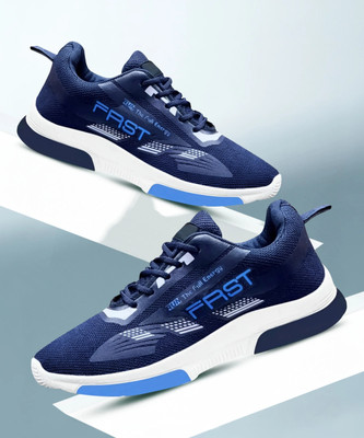 HOTSTYLE FAST Trendy Sneakers For Men(Navy , 7)
