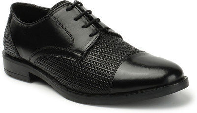 CARLTON LONDON Lace Up For Men(Black , 6)