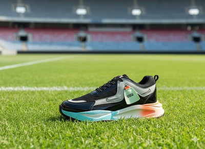 SinghEnterprises Premium Sports Edition Shoe For Men(Black , 6)