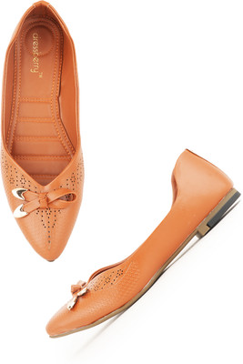 Dressberry Bellies For Women(Tan , 7)