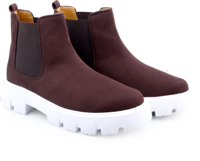 IKOTAL New Stylish Brown Casual Chelsea Boot And Ankle Boot For Men Boots For Men(Brown , 7)