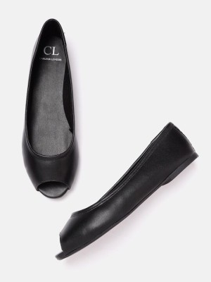 CARLTON LONDON Bellies For Women(Black , 6)