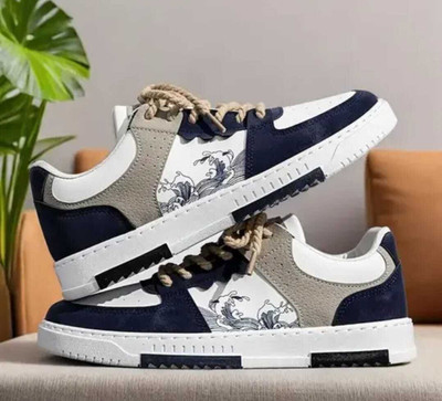 Stride Up stylish Sneakers For Men(Blue , 7)