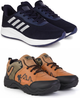 New Oranie Stylish Casual Shoes for Men Casuals For Men(Navy, Brown , 6)