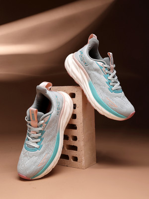 action KIA-208 PISTA Comfortable Trendy Stylish Sports Lace-Up Running Shoes For Women(Blue , 7)