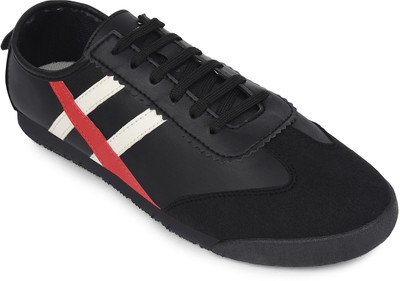 LIBERTY Leap7x DECIAN-3E Lacing Casual Shoes | Suitable For Travel & Office Wear Lace-Up Sneakers For Men(Black , 7)