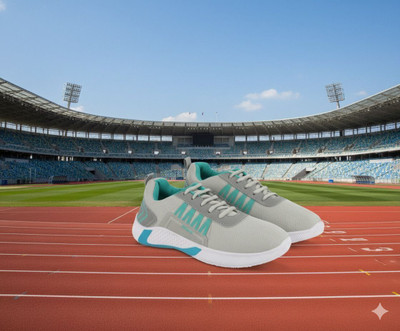 KAVIYAA MERCHANTS Men’s Sports Shoes – Stylish & Lightweight for Active Wear Casuals For Men(Green , 10)